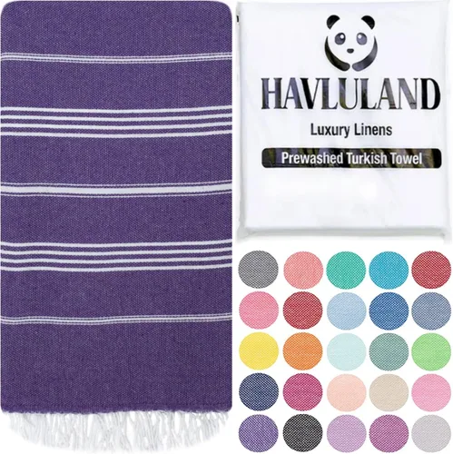 Vista 16 de Havluland - Juego de toallas de baño (100 % algodón turco)