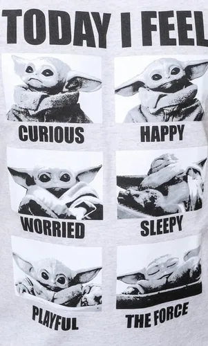 Vista 4 de STAR WARS The Mandalorian The Child Baby Yoda Today I Feel Camiseta