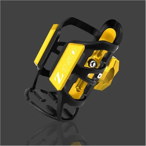 Vista 5 de Z - Accesorios CNC para motocicleta Kawasaki Z750 Z900 Z750R/750S ajustable para botella de agua de bebidas soporte X (color Z750 negro)
