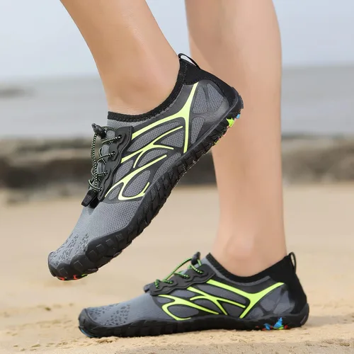 Vista 6 de ziitop Zapatos de agua para hombres y mujeres, para playa, descalzos, natación, escalada, piscina, calcetines, antideslizantes, transpirables