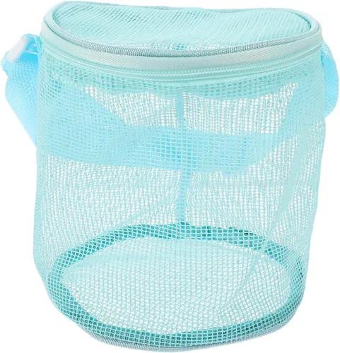Vista 8 de Bolsa de almacenamiento de playa para niños, bolsa cruzada para niños, organizador de bolsa de malla, juguete de malla, toallas de playa