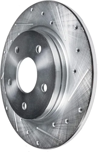 Vista 291 de Detroit Axle - Rotores de freno delantero para 04-13 Mazda 3 Rotores de frenos de disco 06-15 Mazda 5 Reemplazo: Rotor regular delantero de 11.81
