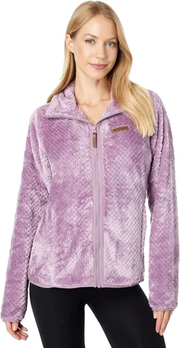 Vista 44 de Columbia - Chaqueta de sherpa Fire Side II con cremallera completa para mujer Alpenglow