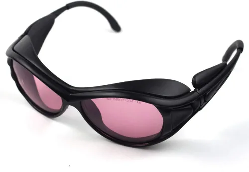 Vista 2 de 780nm 808nm 810nm 830nm OD4+IR infrarrojo láser gafas de protección gafas de seguridad gafas de protección para cámara de vigilancia IR luz CE T6-2