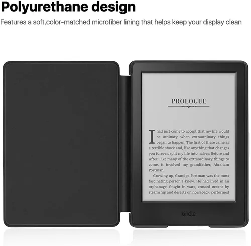 Vista 6 de TNP - Funda para Kindle de 10ª generación, delgada y ligera, con apagado y encendido automático para lector electrónico Amazon Kindle de 6 pulgadas