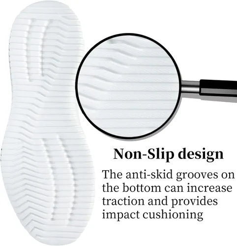 Vista 2 de MAIITRIP Womens Comfort Elastic Sock Slip On Walking Lightweight Non-Slip Fall Shoes (Size5.5-11)