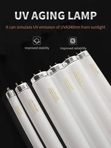 Vista 3 de Tubo fluorescente de tubo fluorescente que simula la luz solar del mediodía, apto para hospital, escuela, fábrica, laboratorio prueba Uva 340 tubo