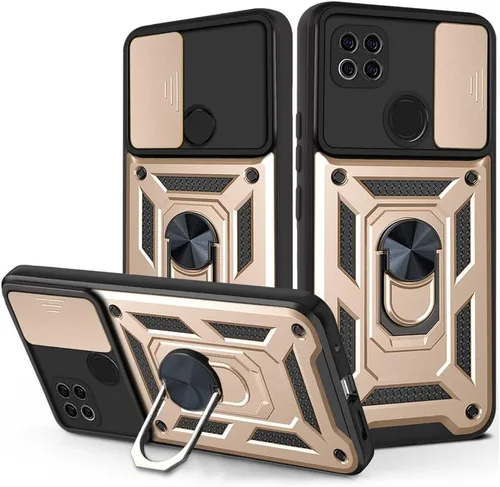 Vista 141 de Compatible con Tecno Pova Neo 2 Bracket Shell, con cubierta deslizante para lente de cámara compatible con Tecno Pova Neo 2 LG6n Case Negro