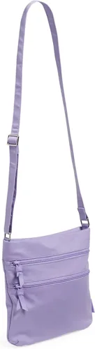 Vista 2 de Verabradley - Bolso cruzado de algodón con triple cremallera para mujer