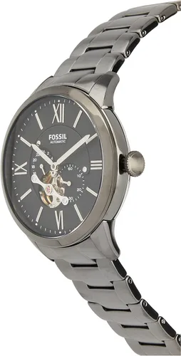 Vista 2 de Fossil - Reloj de pulsera automático y mecánico de estilo Townsman en acero inoxidable para hombre
