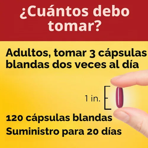 Vista 5 de Nature Made CholestOff cápsulas completas, 120 unidades para la salud del corazón
