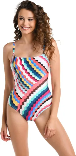 Vista 57 de La Blanca Bañador de una pieza Island Goddess para mujer con banda elástica lateral Manzana