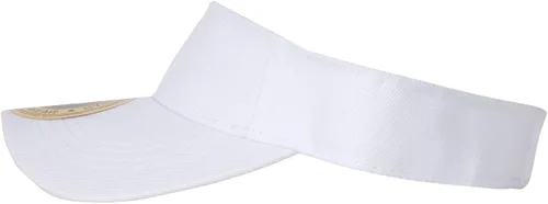 Vista 3 de TOP HEADWEAR Visera blanca ajustable sólida