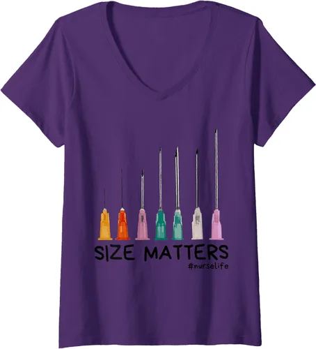 Vista 7 de Camiseta divertida de enfermería CNA Nurse Life con cuello en V para mujer, Verde