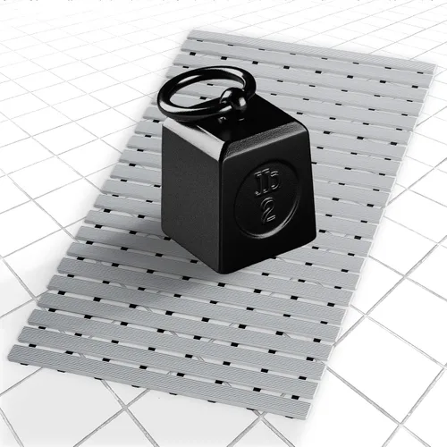Vista 11 de AceOrbit Tapete con peso antideslizante para bañera, tapete de baño texturizado de elastómero termoplástico (TPE) para superficies texturizadas