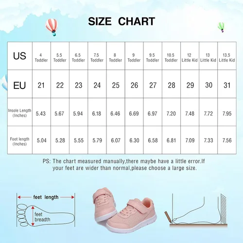 Vista 5 de Xingfujie Zapatos deportivos para niños y niñas, zapatos de tenis para correr y caminar