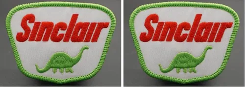 Vista 3 de Sinclair Auto Centers Racing Logo Gas Oil Fuel Mechanic Car Classic Motorsports 3.1" Coser Parche bordado para ropa