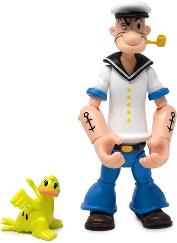 Vista 15 de Boss Fight Studio Bluto Popeye The Sailor Man Classics Wave 1 Figura de acción coleccionable – Figura altamente articulada con accesorios que