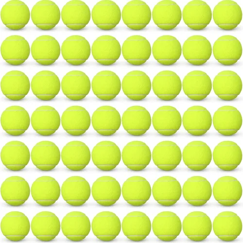 Vista 7 de Vinsot 48 Pcs Standard Pressure Tennis Balls Bulk, Training Tennis Balls Practice for Player Beginner Training Sports Ball, 2.5 Inch