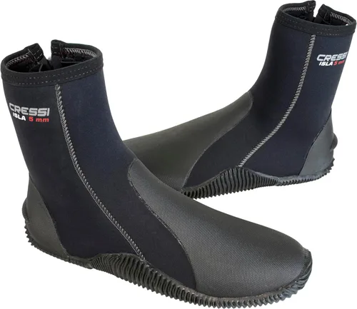 Vista 10 de Botas de agua de tripulación unisex para adultos para buceo, surf, barranquismo, grosor de neopreno de 5 mm - Isla: diseñado en Italia