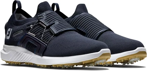 Vista 5 de FootJoy Zapatos de golf Hyperflex Boa para hombre, GrisRojo