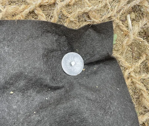 Vista 9 de Sandbaggy Pasadores superiores circulares de 12 pulgadas, fabricados en Estados Unidos, acero de calibre 6 de grado industrial, ideal para suelos