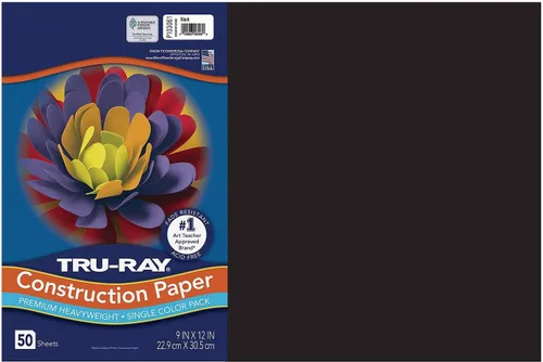 Vista 28 de Tru-Ray® Papel de construcción, 12.0 in x 18.0 in, 50% reciclado, azul atómico, paquete de 50