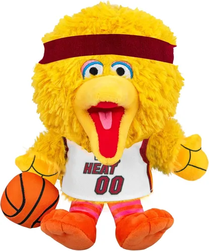 Vista 30 de Bleacher Creatures Atlanta Hawks Harry The Hawk Mascot Kuricha Sentado de Felpa - Suave Mascota Inspirada en Chibi Atlanta Hawks Harry el Halcón