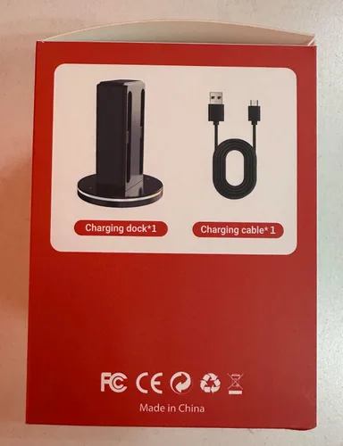 Vista 10 de JZW-Shop Fast Charging Dock Compatible with Nintendo Switch 2 Joy- con, Space-Saving Magnetic Design Charger, Stable Charging Station, with GRB