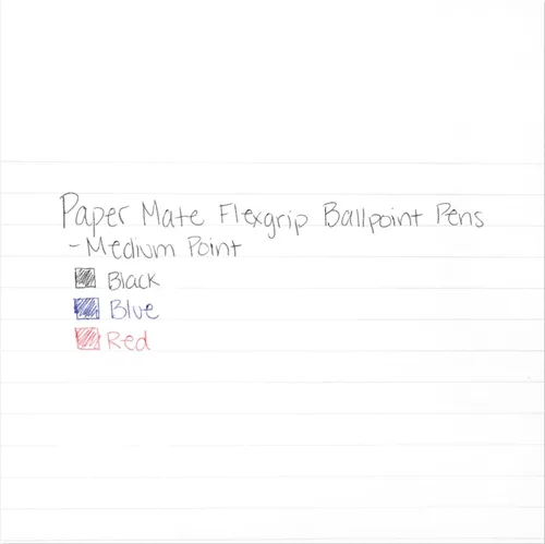 Vista 5 de Paper Mate 9610131 FlexGrip Ultra - Bolígrafo con tinta azul, tamaño mediano, docena
