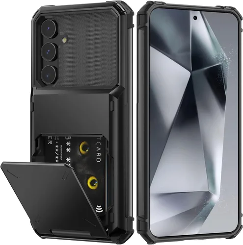 Vista 21 de Nvollnoe Funda para Samsung S23 con tarjetero 5G de 6.1 pulgadas, delgada, de doble capa, resistente, protector para Galaxy S23, funda con ranura