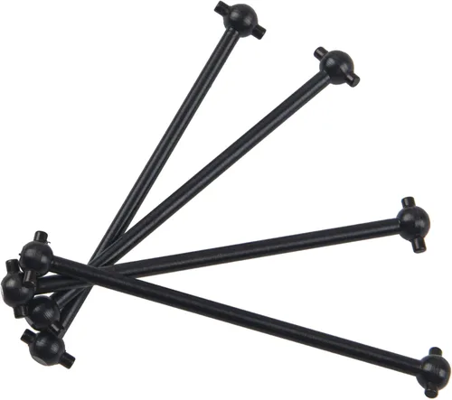 Vista 4 de ShareGoo - Eje de transmisión de acero y eje de rueda Dogbones adaptador de eje compatible con WLtoys 144001 1/14 RC Car Buggy piezas