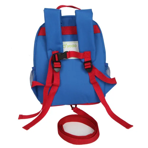 Vista 23 de Yodo, Bolsa para almuerzo aislada y mochila preescolar infantil, con correa de arnés de seguridad para niños o niñas, Dinosaur