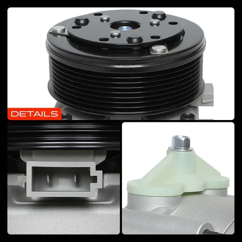 Vista 9 de A-Premium Compresor de aire acondicionado con embrague compatible con Ford F-150, Expedition, E-150 Econoline, E-250 Econoline, E-350 Econoline
