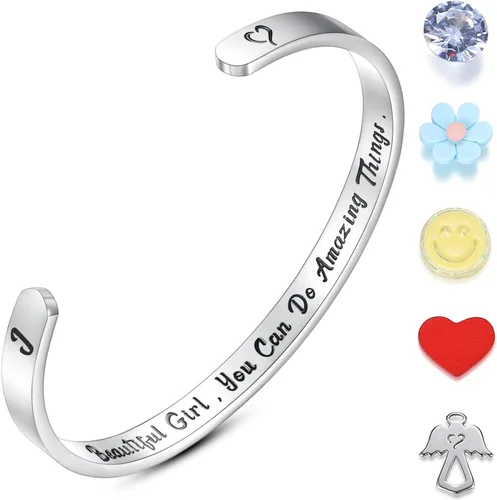 Vista 19 de SAM & LORI Pulseras personales para adolescentes, mujeres, regalos de joyería significativos (varios diseños) para mejor amiga, hija, nieta