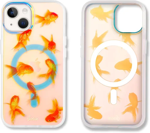 Vista 56 de Sonix x Barbie Funda para iPhone 15 Pro Compatible con MagSafe Probada para caídas de 10 pies Golden Hour