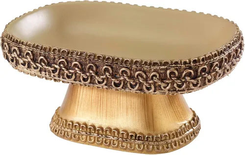 Vista 11 de Avanti Linens - Juego de accesorios, vaso de resina, soporte para cepillos de dientes, jabonera y bomba de loción, decoración duradera para el baño