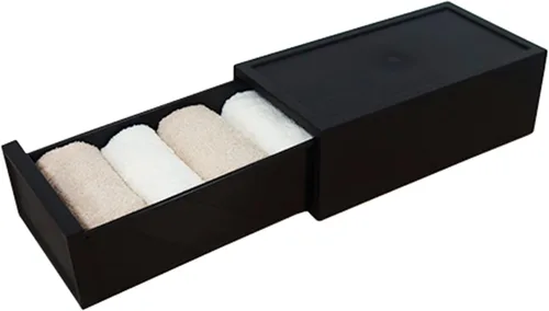 Vista 5 de ASTAGE Cajón de plástico con bloque de cajones apilables, almacenamiento modular, cajón de almacenamiento para el hogar, armario, sala de estar