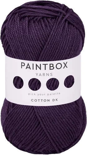 Vista 32 de Paintbox Yarns - Hilo 100% algodón DK, 1.76 onzas, 137 yardas, 410.1 ft #401 Papel blanco
