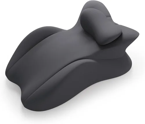 Vista 12 de MIFXIN Almohada de cuña de espuma viscoelástica para adultos, almohada propensa a dormir, soporte ergonómico para dolor de espalda y sentarse, Negro