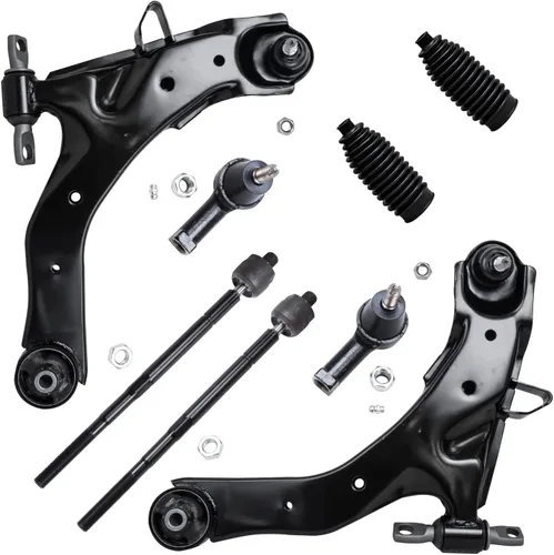 Vista 87 de Detroit Axle - Kit de brazos de control de extremo de 8 piezas para Toyota 2001-2003 Highlander 2002-2003 Camry Lexus ES300, 2 conjuntos de brazos