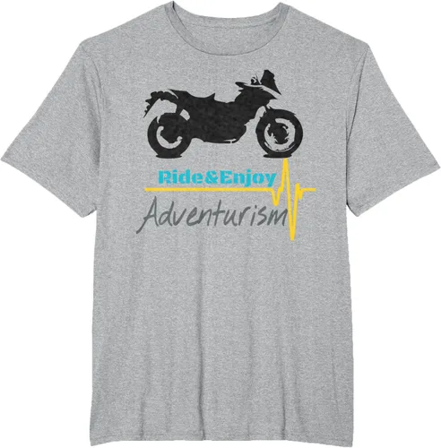 Vista 40 de Camiseta Moto Shirt V-Strom, gris, S Gris Oscuro