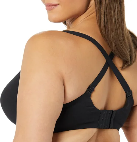 Vista 4 de Tienda Essentials Sujetador sin varillas de algodón y encaje ligeramente forrado para mujer