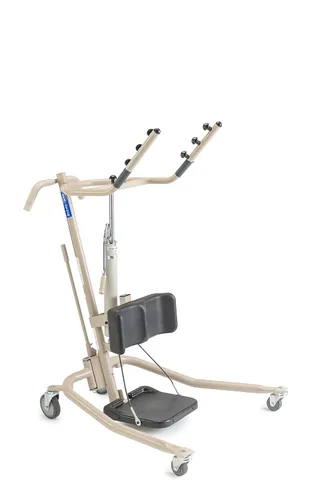 Vista 4 de Invacare Bomba hidráulica pintada 9099P para la elevación paciente de los modelos 9805P/RHA450-1/RHL450-1/GHS350, gris aislado del final satinado
