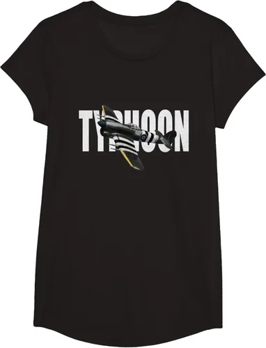 Vista 3 de RAF Hawker Typhoon WW2 Fighter Aircraft T-Shirt
