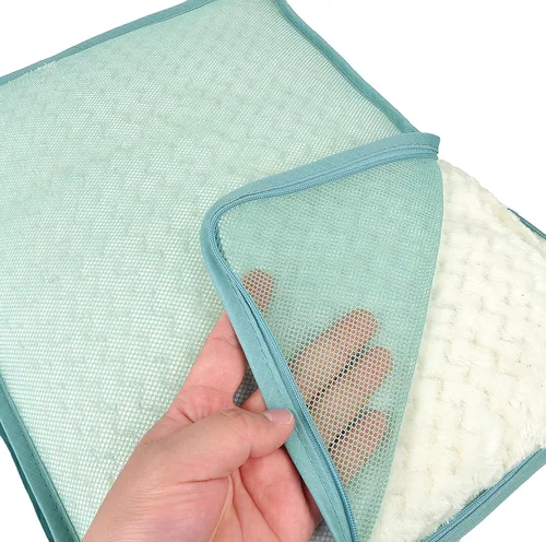 Vista 4 de Vercord Juego de 7 organizadores de equipaje de viaje, organizadores de maleta, bolsas para ropa, ropa interior, cubo para zapatos, paquete azul