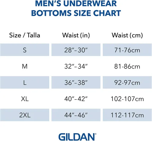 Vista 6 de Gildan Calzoncillos elásticos de algodón para hombre
