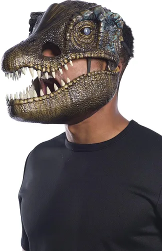 Vista 2 de Rubie's Baryonyx - Máscara para hombre, diseño de mandíbula