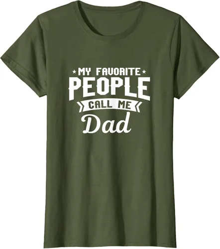 Vista 66 de My Favorite People Call Me Dad - Camiseta divertida, Negro, S