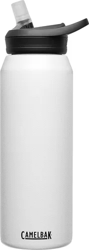 Vista 26 de CamelBak - Eddy+ - Botella de agua con aislante al vacío de acero inoxidable, 20 onzas, color negro